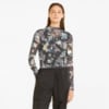 Image Puma Crystal Galaxy Printed Long Sleeve Fitted Women's Tee #1