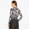 Image Puma Crystal Galaxy Printed Long Sleeve Fitted Women's Tee #2