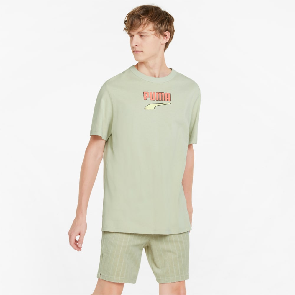 Изображение Puma Футболка Downtown Logo Crew Neck Men's Tee #1