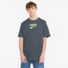 Зображення Puma Футболка Downtown Logo Crew Neck Men's Tee #1: Dark Slate