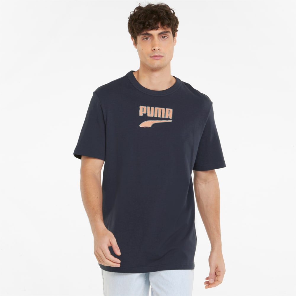 Изображение Puma Футболка Downtown Logo Crew Neck Men's Tee #1