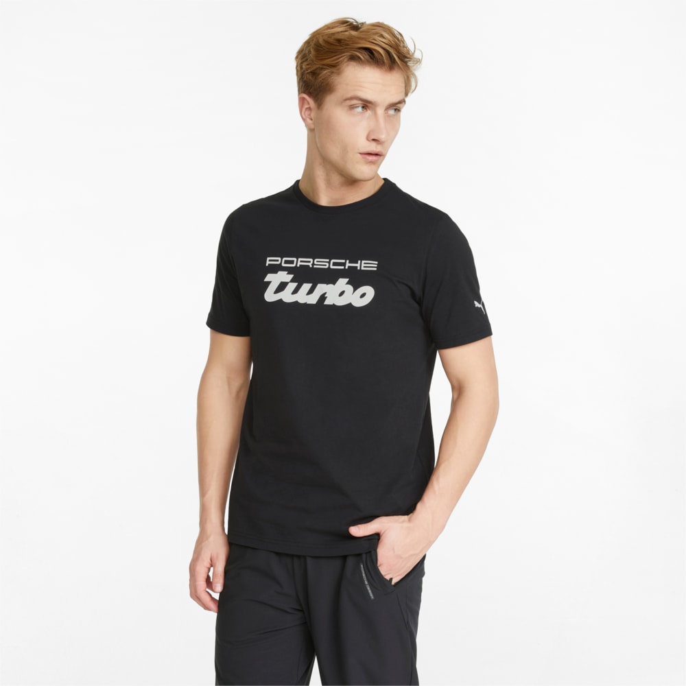 Зображення Puma Футболка Porsche Legacy Logo Men's Tee #1: Puma Black