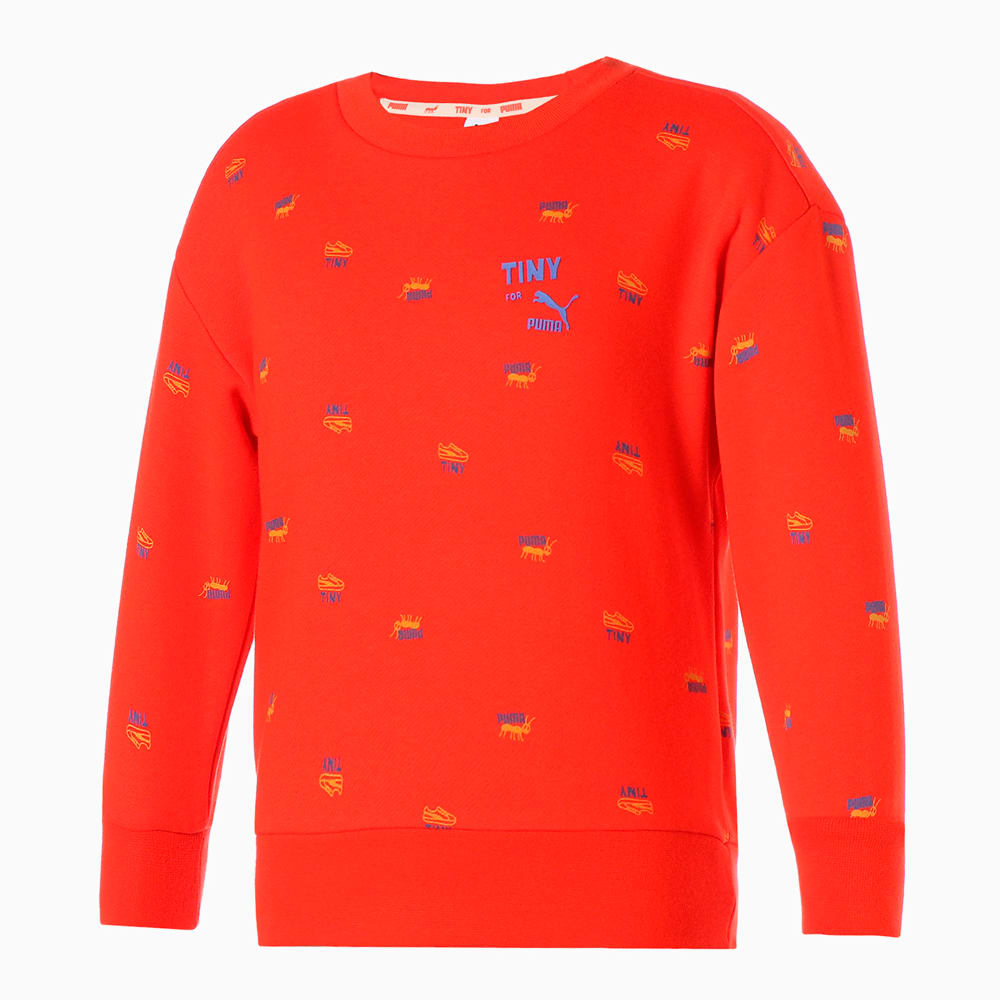 фото Детская толстовка puma x tinycottons printed crew neck kids' sweatshirt