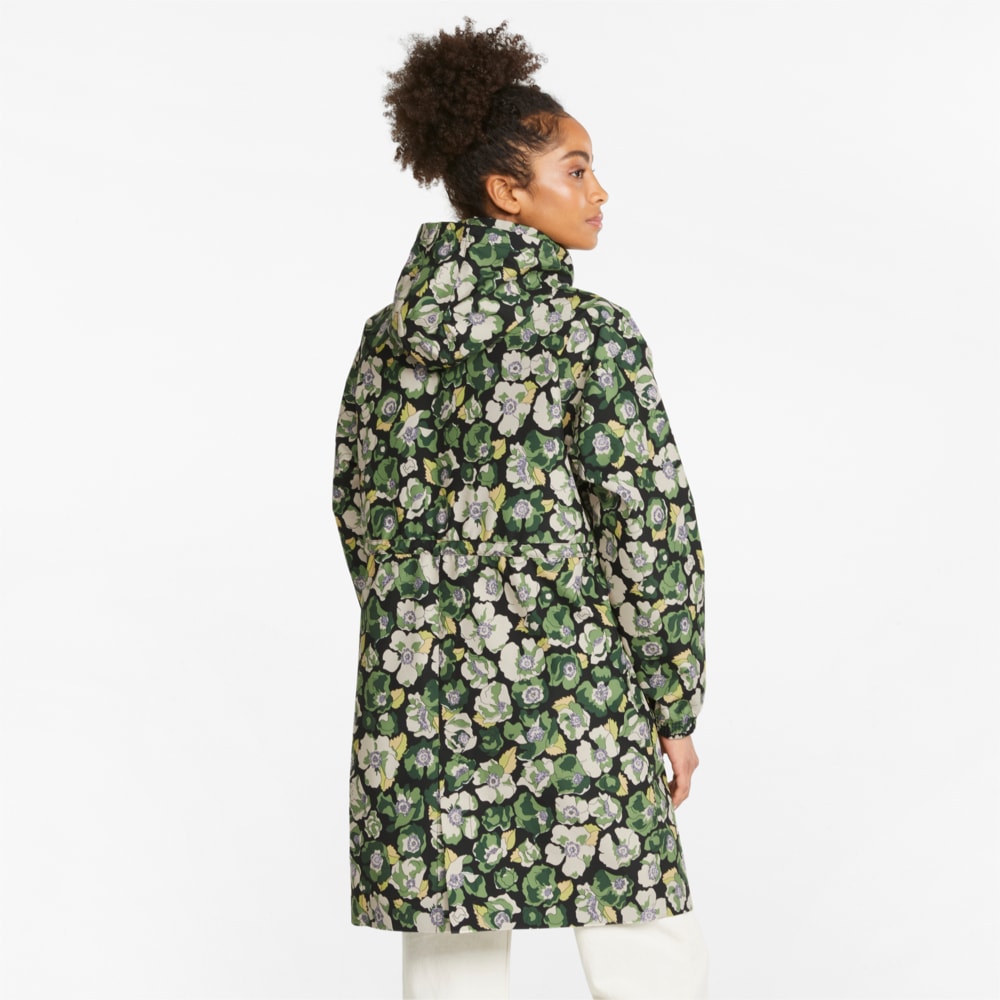 Изображение Puma Дождевик PUMA x LIBERTY Women's Rain Jacket #2: Puma Black-FLOWER AOP