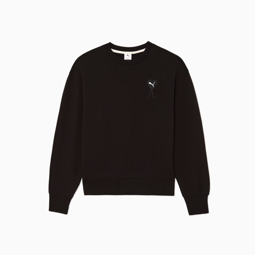 PUMA x AMI Crew Neck Jersey Puma Black Puma 534111 01
