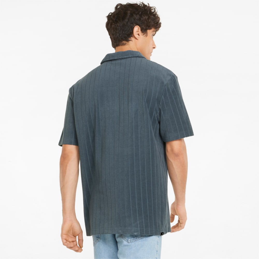 Зображення Puma Поло Downtown Towelling Men's Polo Shirt #2: Dark Slate