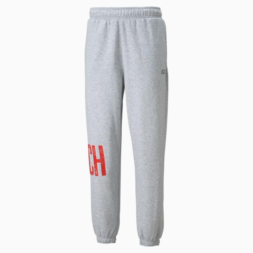 Изображение Puma Штаны Playbook Men's Basketball Pants #1: light gray heather