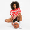 Зображення Puma Футболка Swish Printed Women's Basketball Tee #1: Cherry Tomato