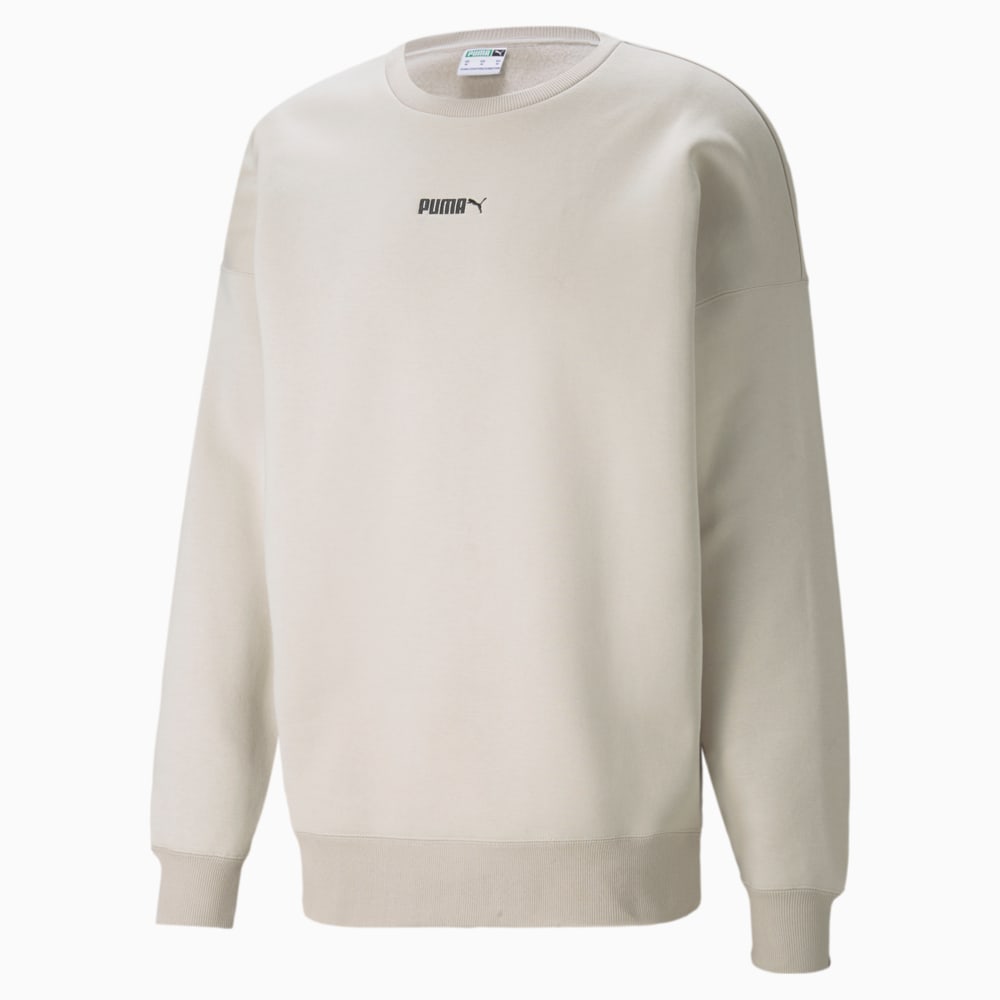 Classics Oversized Long Sleeve Crew Neck Men s Sweatshirt Peyote Puma 534287 41