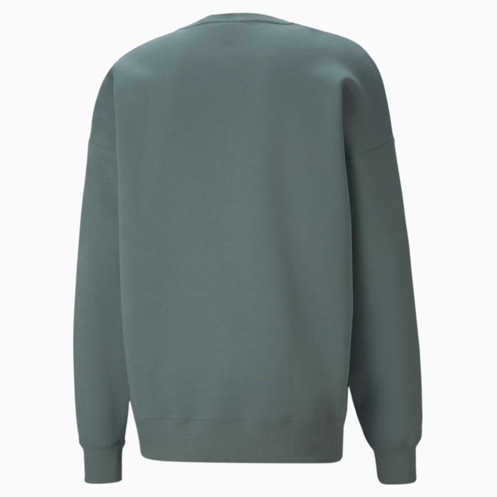Зображення Puma Толстовка Classics Oversized Long Sleeve Crew Neck Men's Sweatshirt #2: Balsam Green