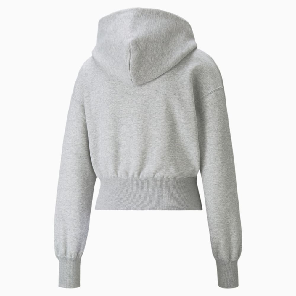 Изображение Puma Толстовка Classics Cropped Fleece Women's Hoodie #2