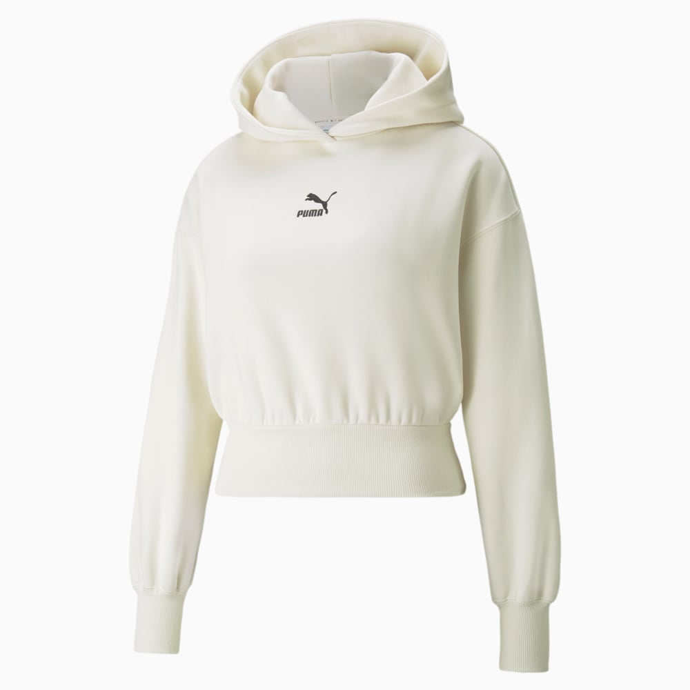 фото Толстовка classics cropped fleece women's hoodie puma