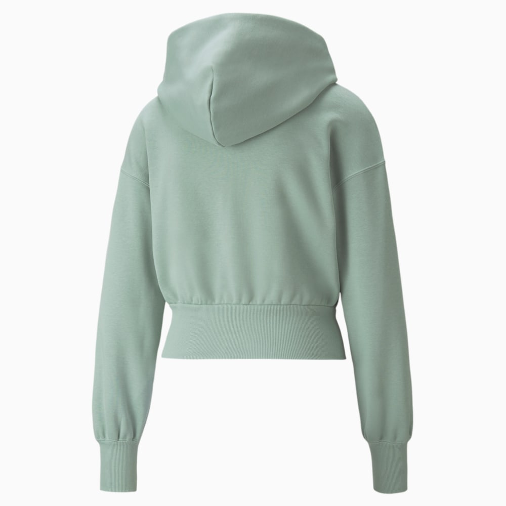 Зображення Puma Толстовка Classics Cropped Fleece Women's Hoodie #2: Jadeite