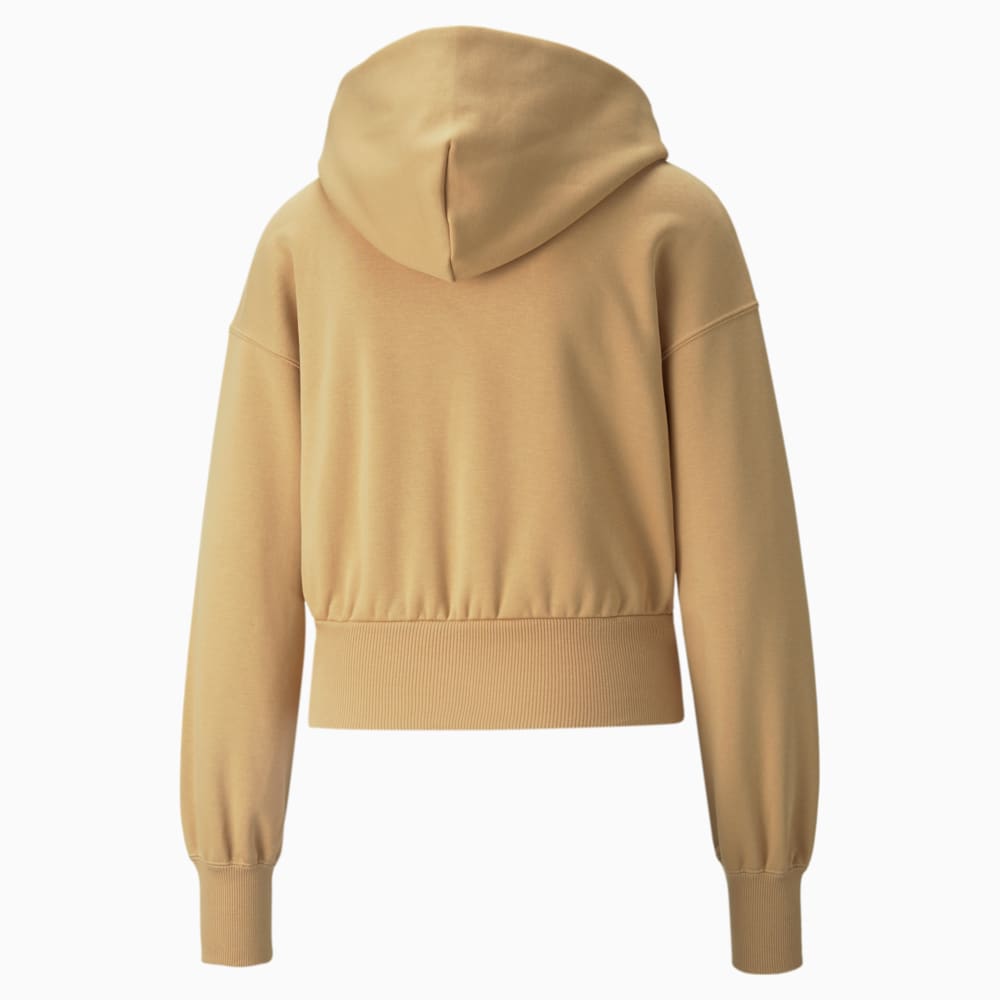 Зображення Puma Толстовка Classics Cropped Fleece Women's Hoodie #2: Tan