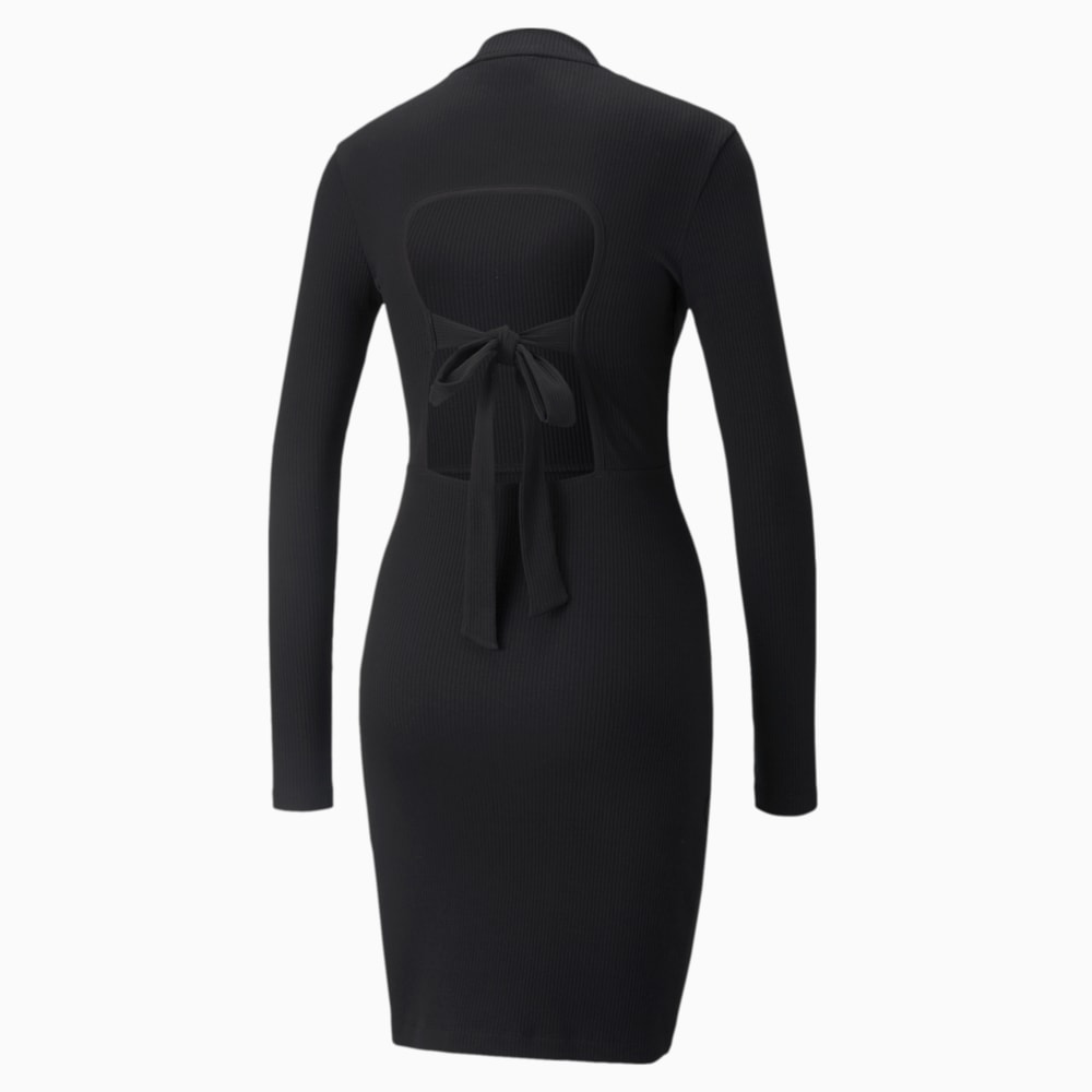 Зображення Puma Плаття Classics Ribbed Long Sleeve Women's Dress #2: Puma Black