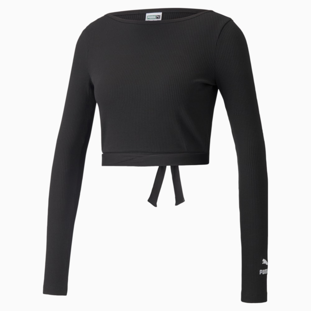 фото Топ classics ribbed long sleeve women's top puma