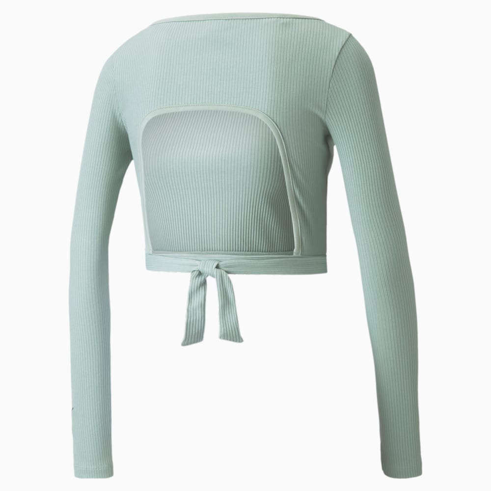 

PUMA - female - Топ Classics Ribbed Long Sleeve Women' Top – Jadeite –, Серый