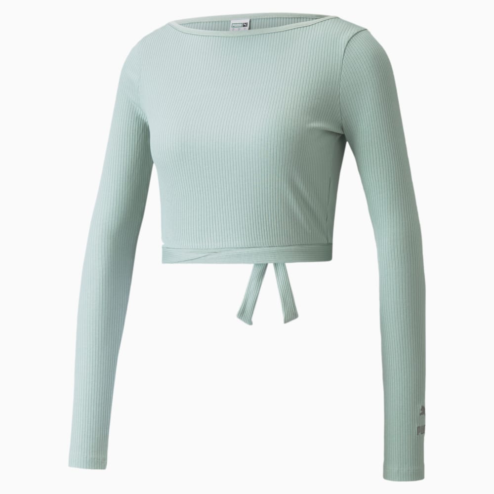 фото Топ classics ribbed long sleeve women's top puma