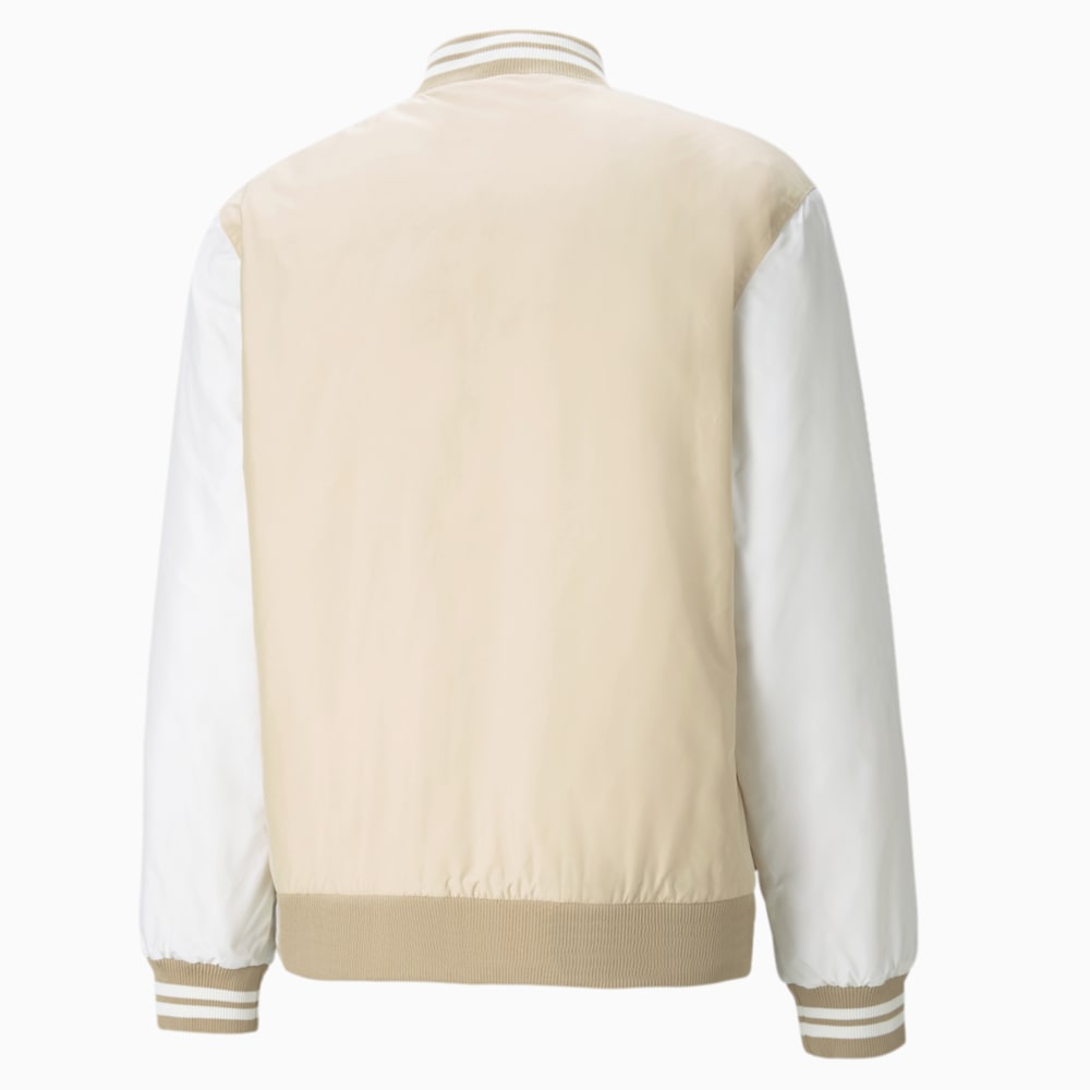 

PUMA - male - Куртка Team Men' Letterman Jacket – Pebble –, Черный