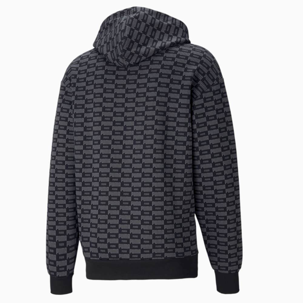 

PUMA - male - Толстовка LUXE Printed Men’s Hoodie – Puma Black –, Черный