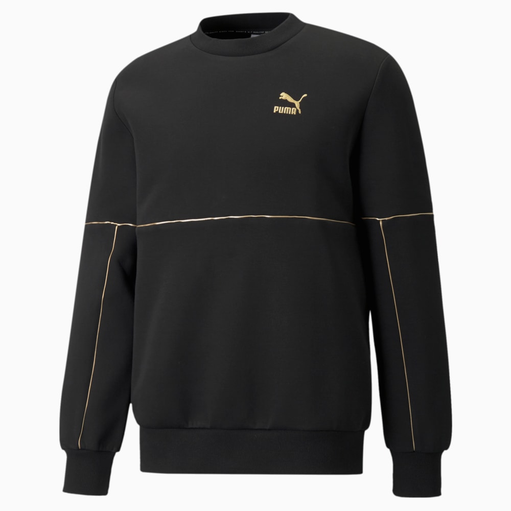 Зображення Puma Толстовка LUXE Crew Neck Men’s #1: Puma Black