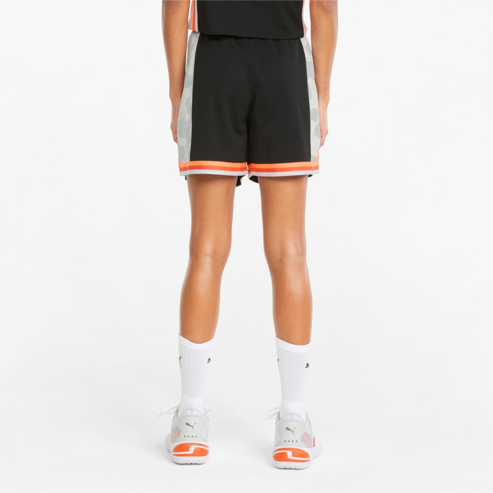 Изображение Puma Шорты Swish Maker Printed Women's Basketball Shorts #2: Puma Black