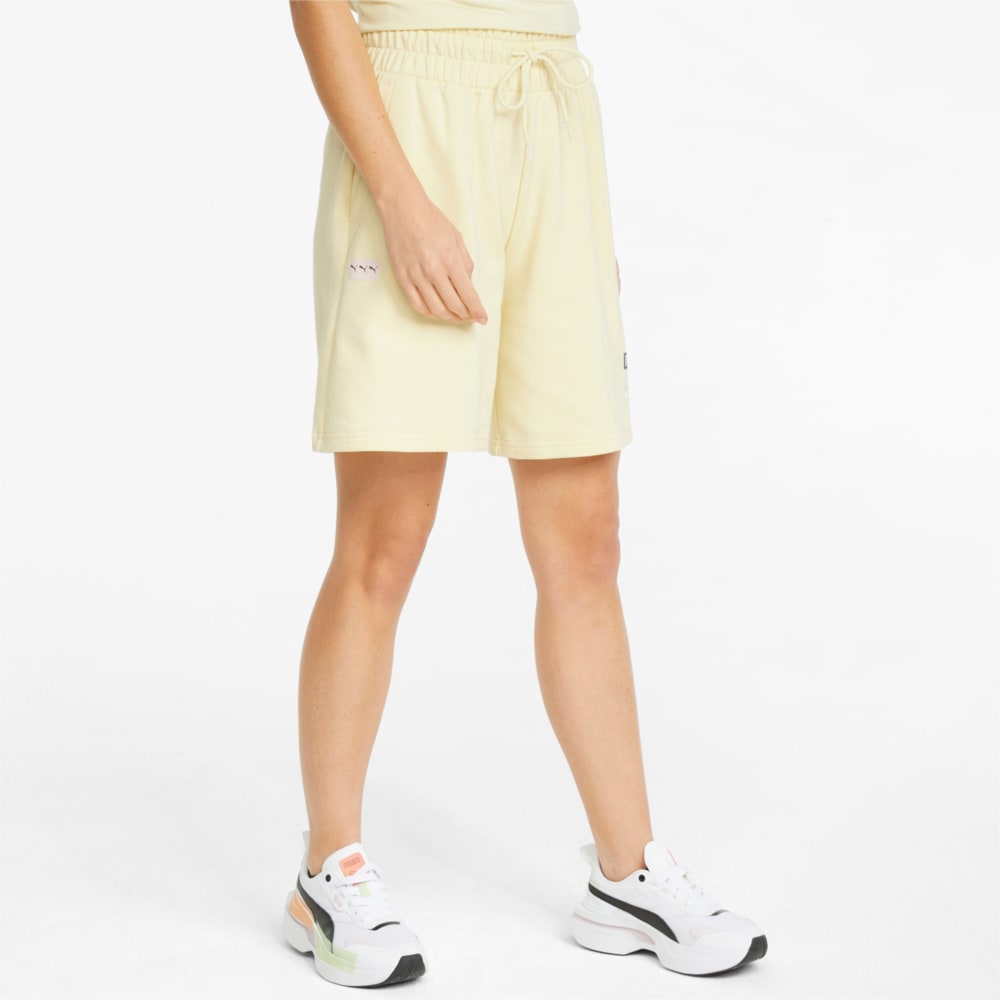 Зображення Puma Шорти Brand Love High-Waisted Women's Shorts #1: Anise Flower