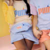 Зображення Puma Дитячий світшот PUMA x TINY Colourblocked Crew Kids' Sweatshirt #6: Anise Flower
