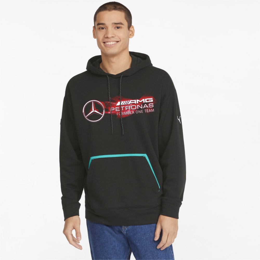 Imagen PUMA Polerón con capucha Mercedes-AMG Petronas Nightride para hombre #1