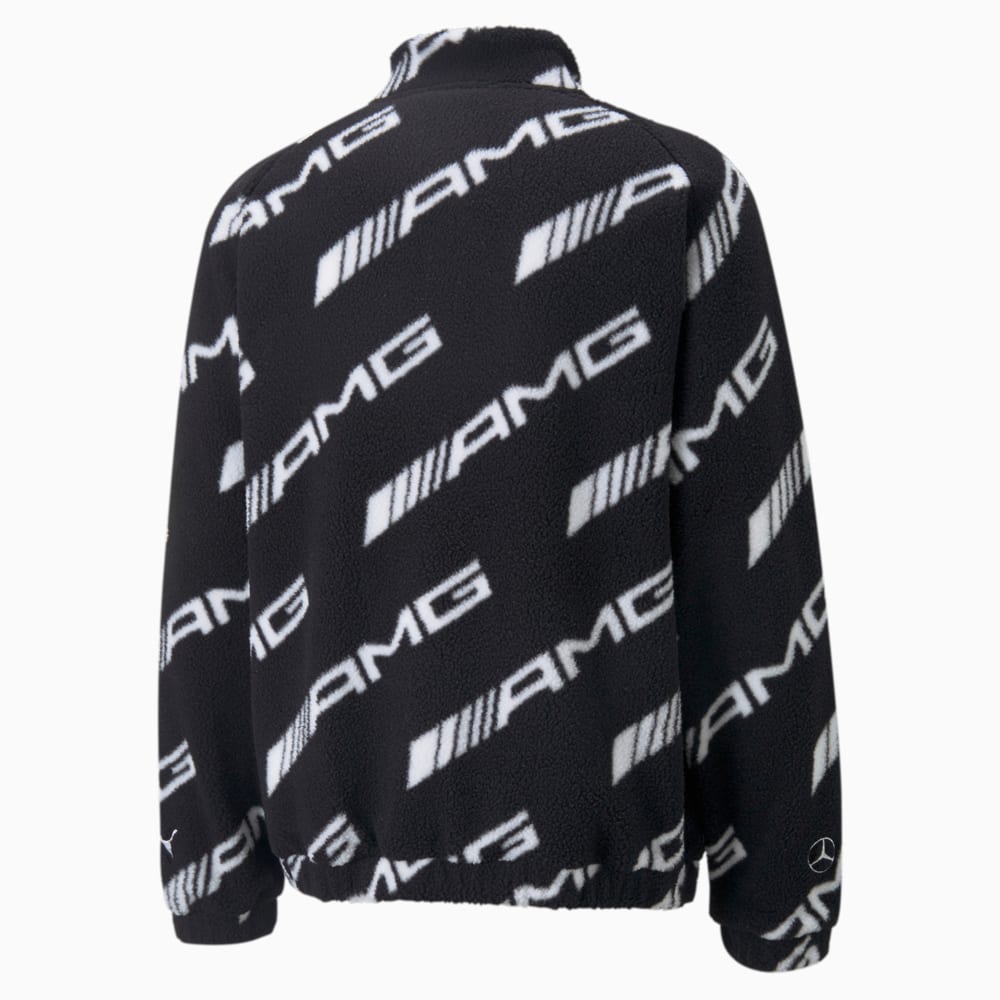 Изображение Puma Куртка Mercedes-AMG Petronas Motorsport F1 Fleece Jacket Men #2: Puma Black