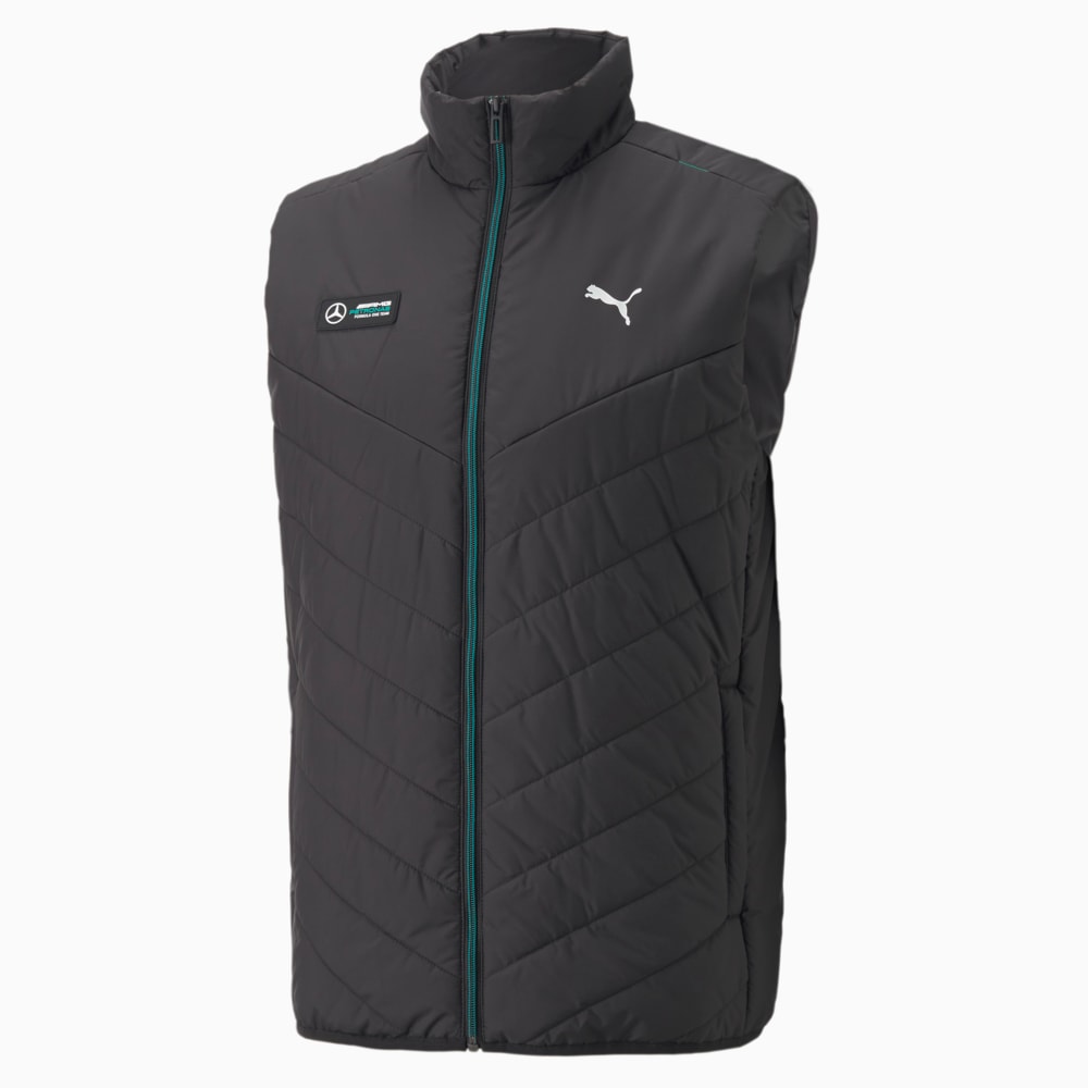 Mercedes AMG Petronas Motorsport Formula One MT7 Padded Gilet Men Puma Black Puma 534900 01