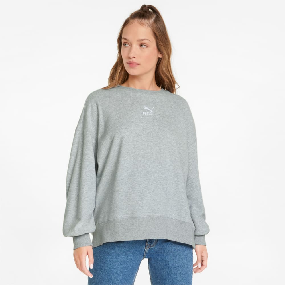 Изображение Puma Толстовка Classics Oversized Crew Neck Women's Sweatshirt #1