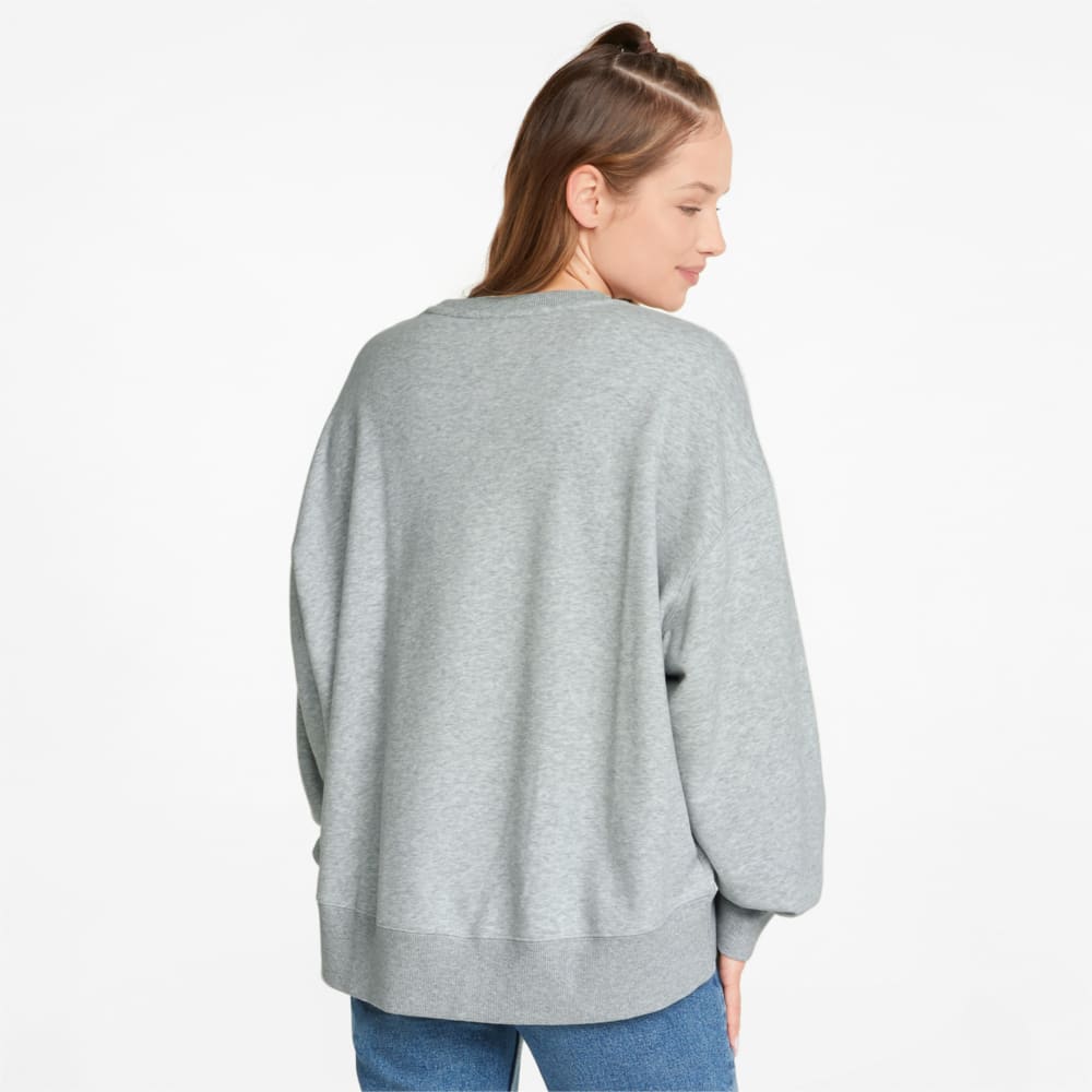 Изображение Puma Толстовка Classics Oversized Crew Neck Women's Sweatshirt #2