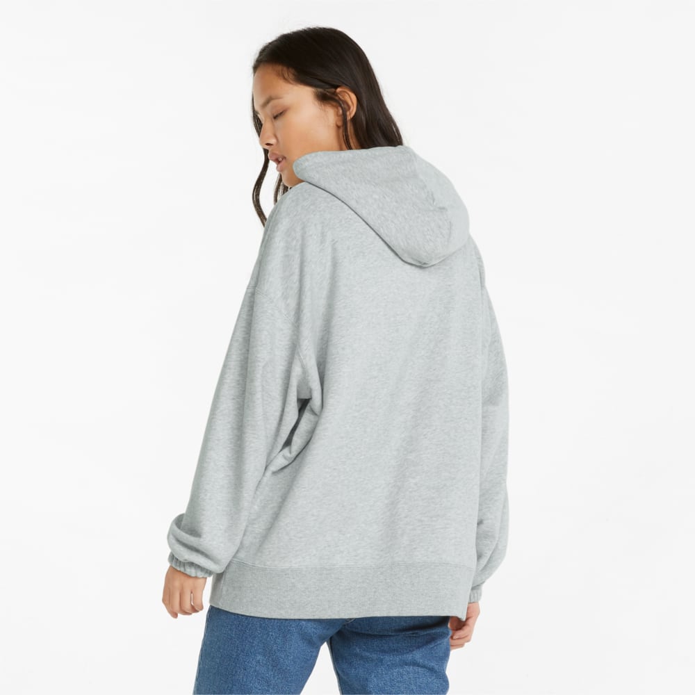 Зображення Puma Толстовка Classics Oversized Women's Hoodie #2: light gray heather