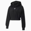 Зображення Puma Толстовка Classics Cropped Women’s Hoodie #4: Puma Black