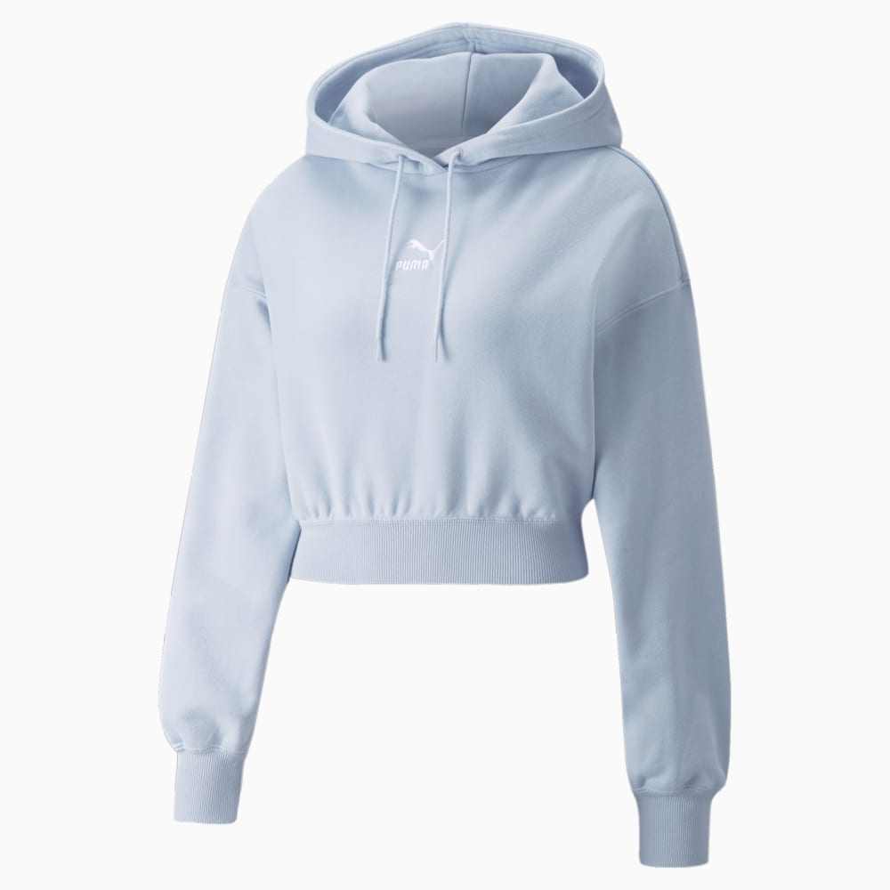 

PUMA - female - Толстовка Classics Cropped Women’s Hoodie – Arctic Ice –, Синий