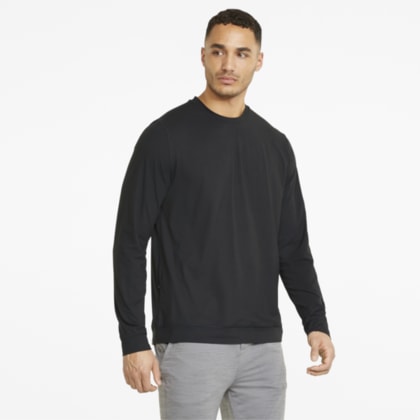 Image Puma CLOUDSPUN GRYLBL Crew Neck Golf Sweatshirt Men
