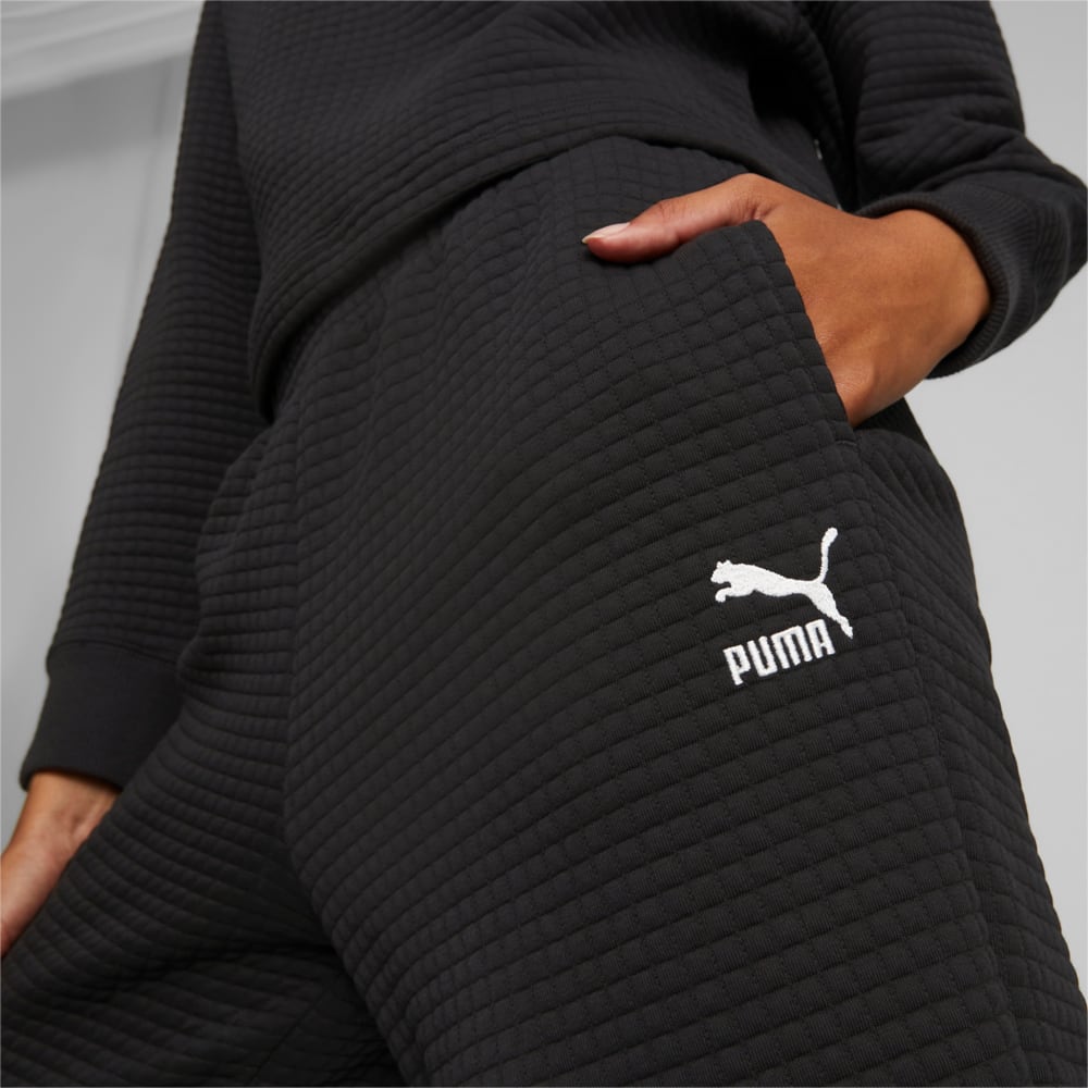 Зображення Puma Штани Classics Quilted Sweatpants Women #2: Puma Black