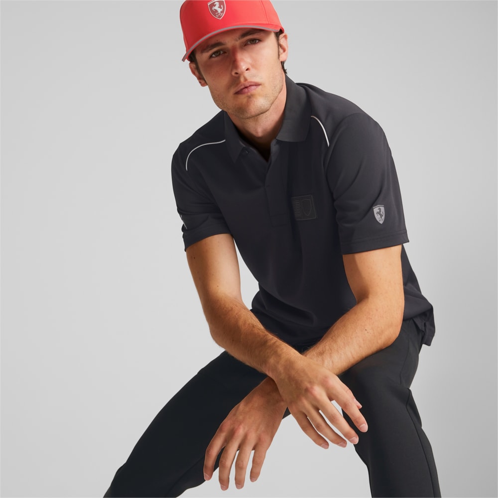 Зображення Puma Поло Scuderia Ferrari Short Sleeve Polo Shirt Men #1: Puma Black