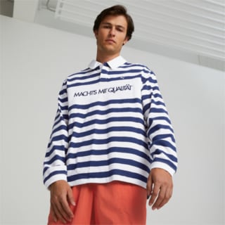 Изображение Puma Поло MMQ Sail To Bay Pattern Long Sleeve Polo Shirt