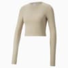 Зображення Puma Жіночий лонгслів INLAND Cropped Long Sleeve Tight Tee Women #6: Light Sand