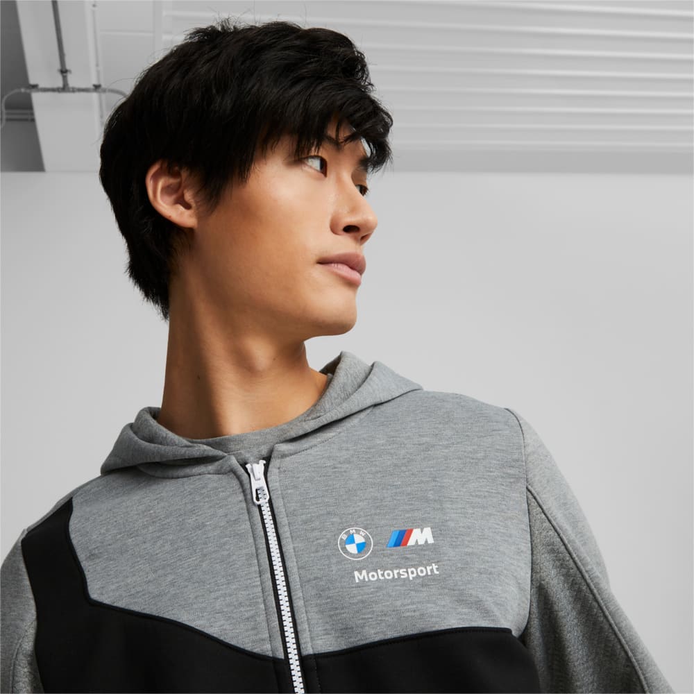 Зображення Puma Олімпійка BMW M Motorsport Hooded Sweat Jacket Men #2: Medium Gray Heather