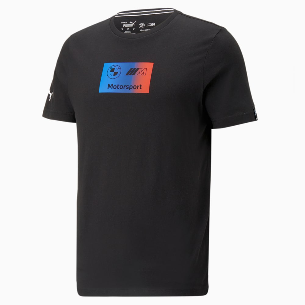 Зображення Puma Футболка BMW M Motorsport Logo Tee + Men #1: Puma Black