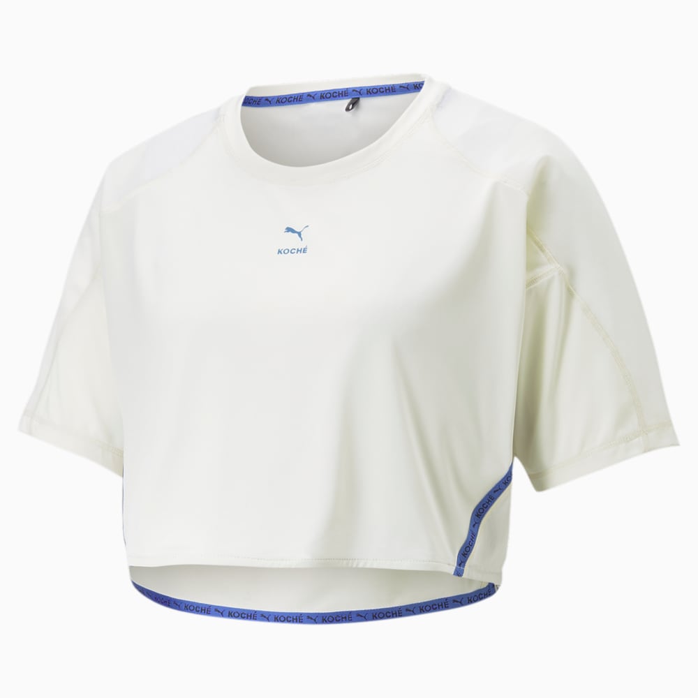 Puma white crop online top