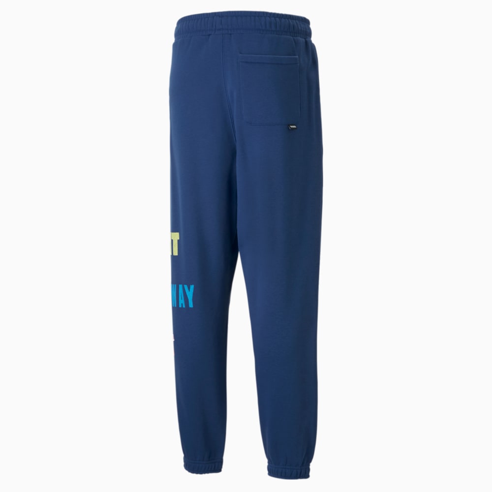 Изображение Puma Штаны Run It Back Basketball Pants Men #2: Blazing Blue
