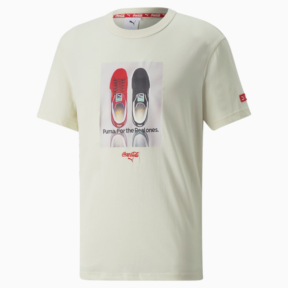 Изображение Puma Футболка PUMA x COCA-COLA Relaxed Tee Men #1: Ivory Glow