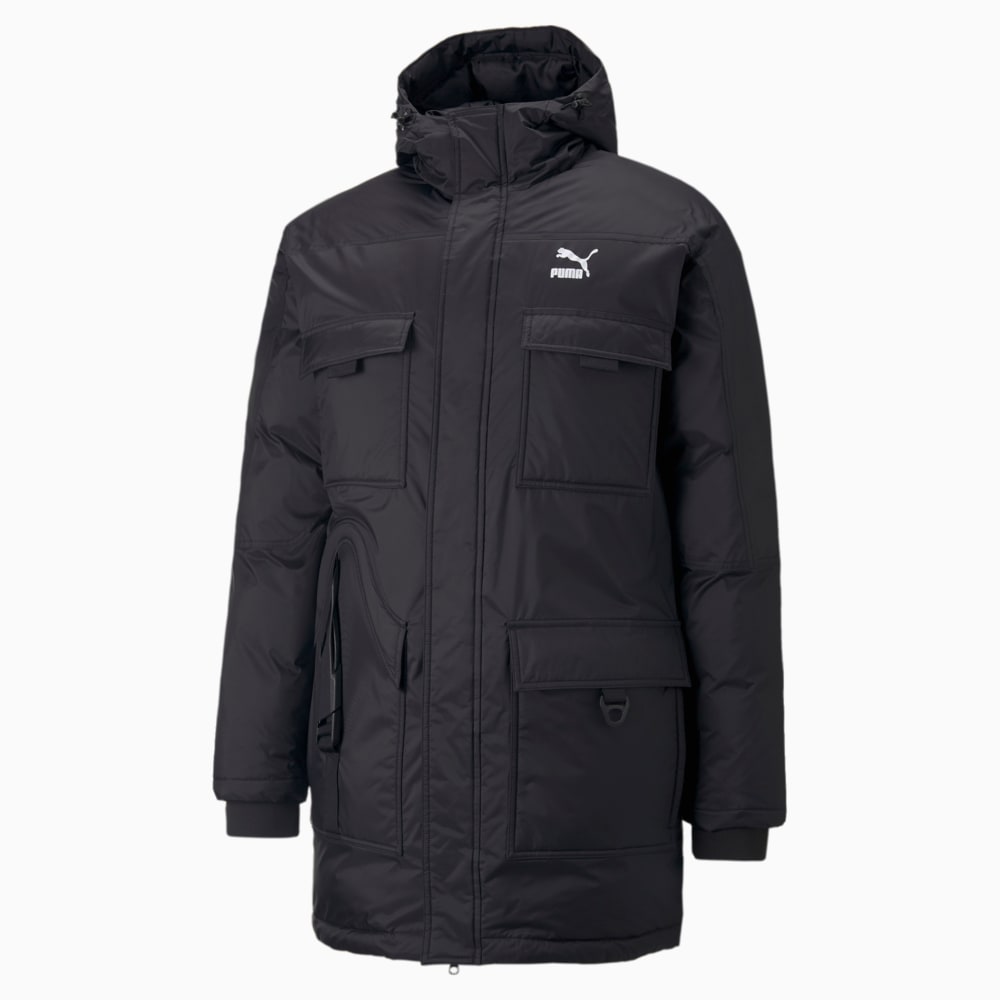 Down Parka Men 10 Black Puma Black Puma