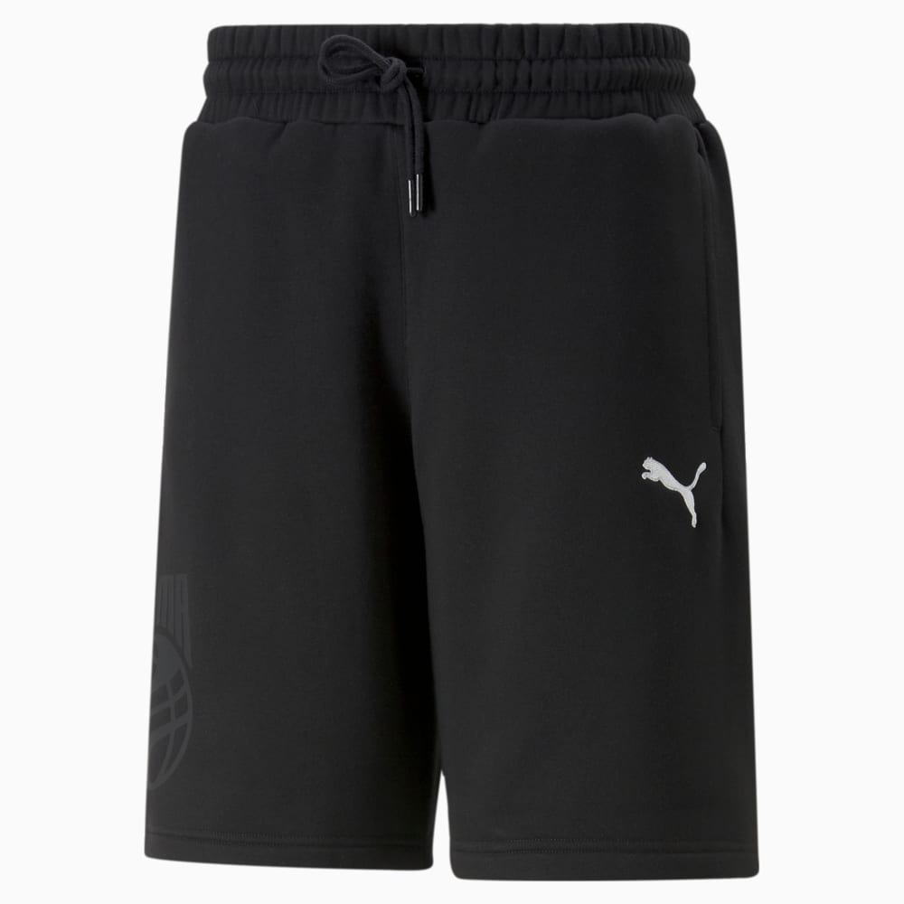 Изображение Puma Шорты Graphic Booster Basketball Shorts Men #1: Puma Black
