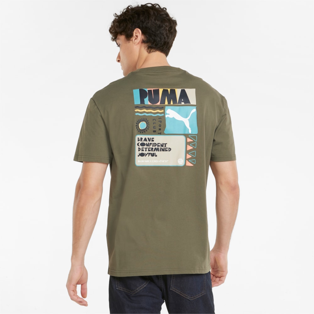 Зображення Puma Футболка PUMA HC Relaxed SS Tee #2: Dark Green Moss