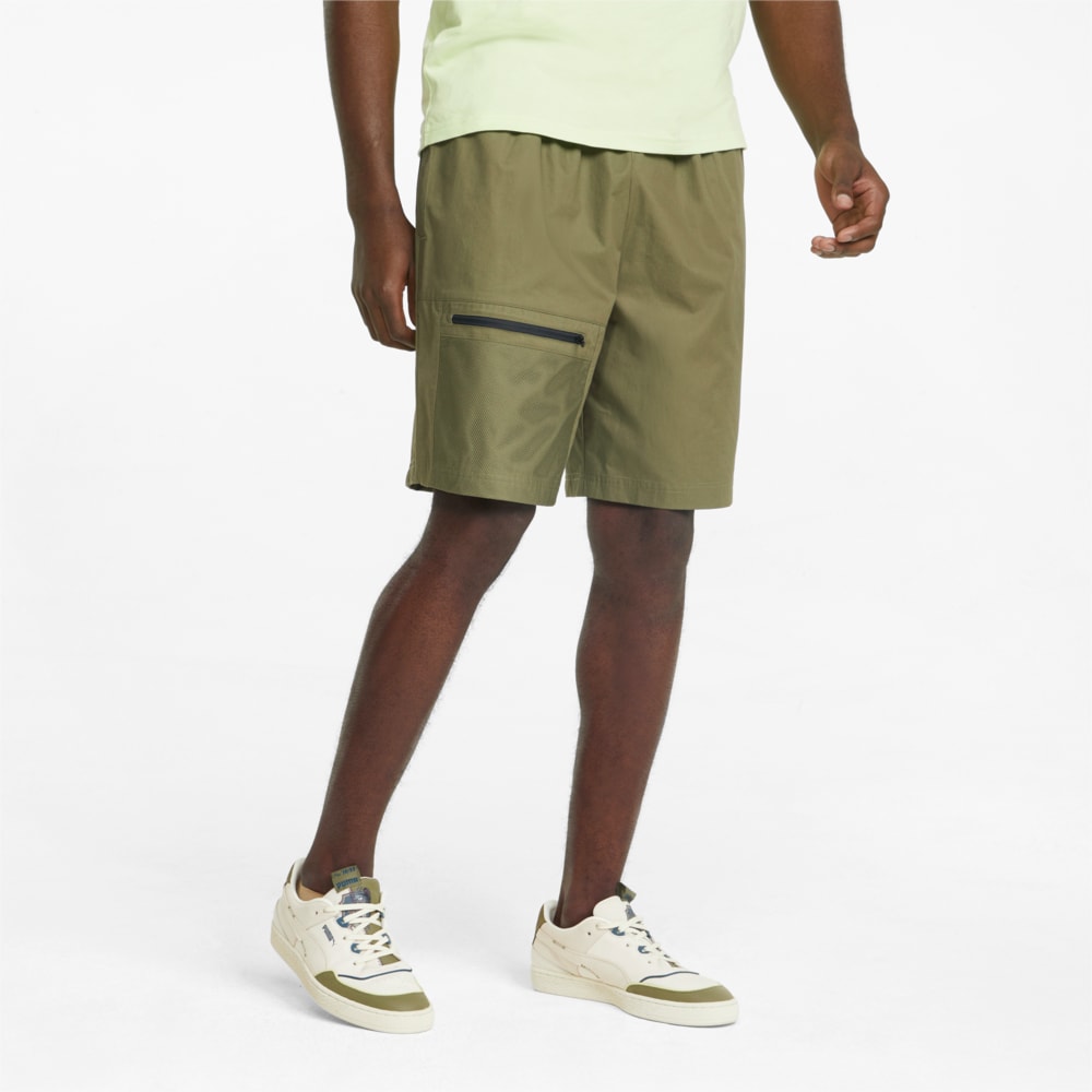 Изображение Puma Шорты PUMA HC Twill Shorts #1: Dark Green Moss